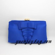 Royal blue bridal kiss lock frame clutch bags
